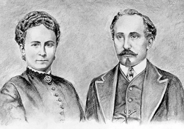 Adam et Sophie Opel 1868