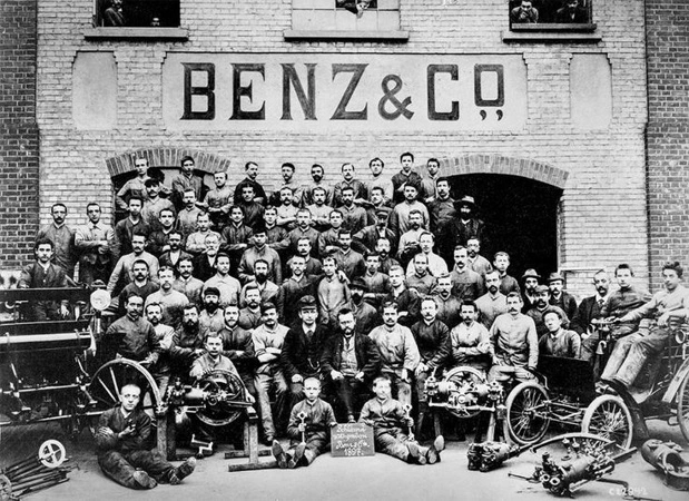 Travailleurs de Benz & Cie 1886