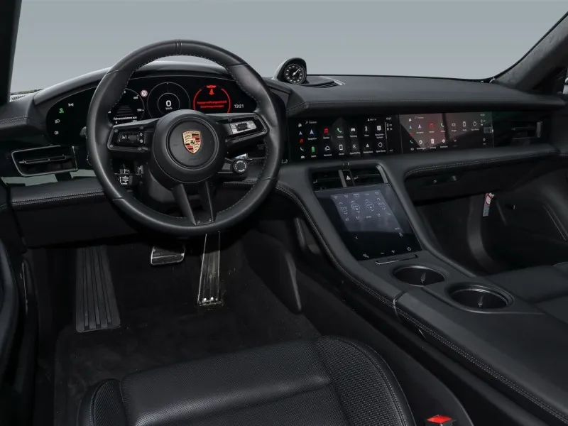 Porsche Taycan Turbo =Black Pack= Sport Chrono/Panorama Гаранция Image 6